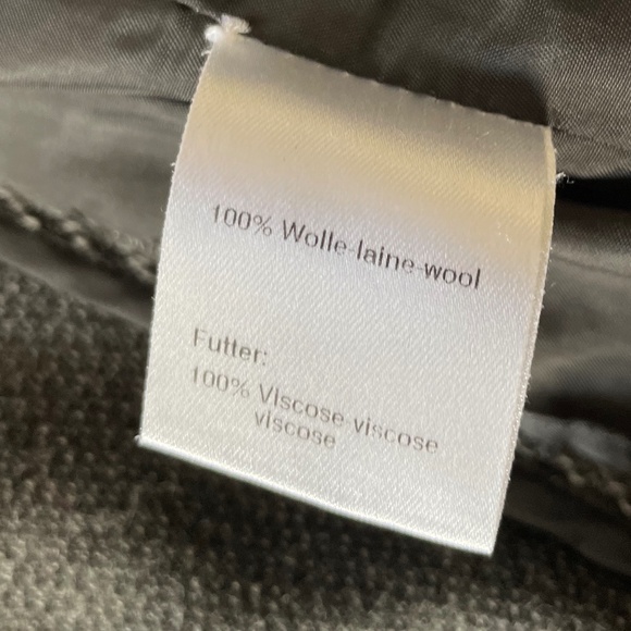 Akris Punto Wool Blazer gray black tweed size 8 - Picture 12 of 14